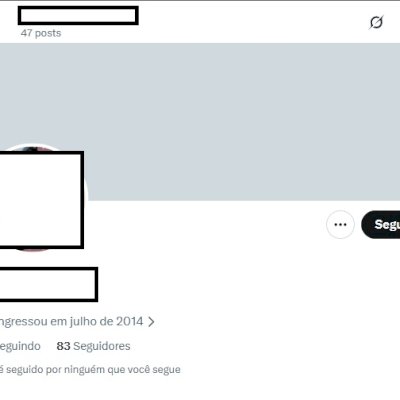 Twitter 2014 +50 fol Conta feminina/ masc + Foto de perfil e acesso ao email