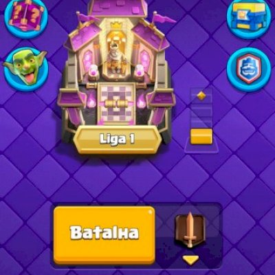 Conta de Clash Royale nível 50.