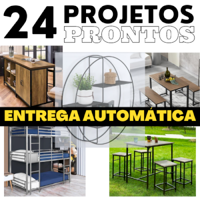 24 Projetos Pronto De Móveis Industriais - Diversos Projetos