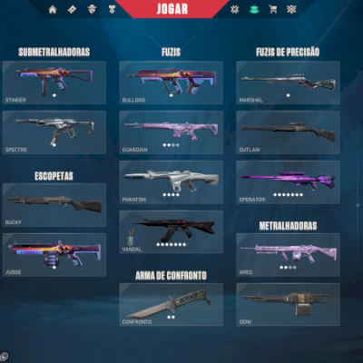 Conta valorant com faca sublime, vandal araxys, pronta pra ranked!!