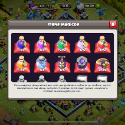 Conta de Clash no preço 