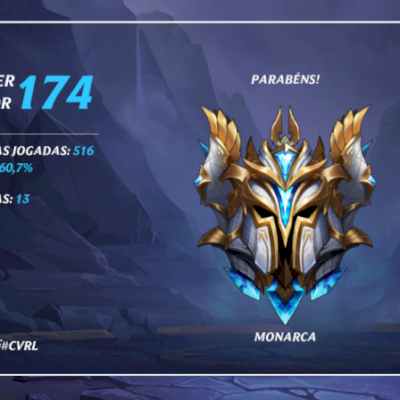 Upo contas 2,50 por vitória ex monarca Wild rift