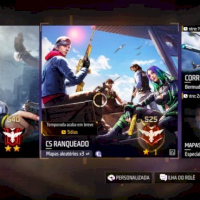 Conta mestre no cs e no BR ranqueado