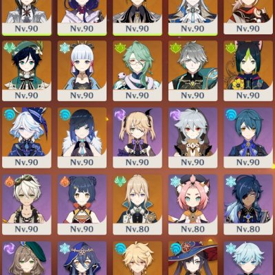 GENSHIN IMPACT - AR59, VENTI - C1, ARCONTES, NEUVILLETTE, ARLECCHINO, NAVIA