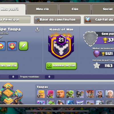 Combo de contas, Brawl Stars, Clash of clãs e o royale 