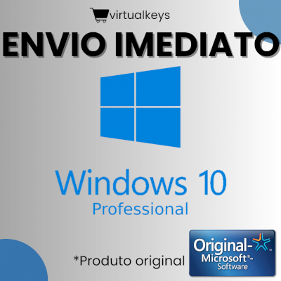 Key Vitalícia Windows 10 Pro - Ativação Online 