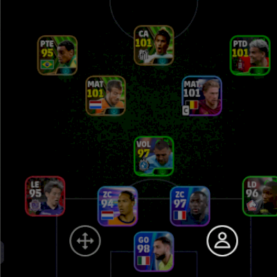 CONTA EFOOTBALL MOBILE BOA COM VAN DER VAART E DENILSON ÍMPETOS E JOGADORES POTW