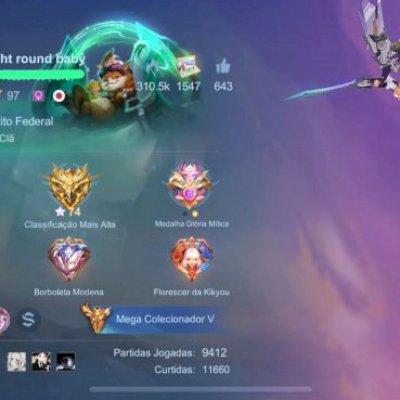 Vendo conta main mago no jogo mobile legends
