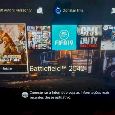Conta PSN com jogos atuais 