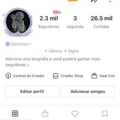 Conta do kwai monetizada e engajada (leia a descrição) 