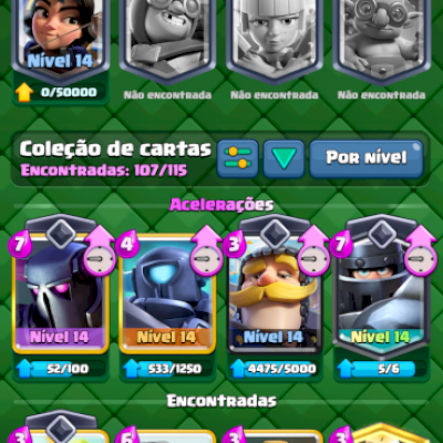 Conta quase toda level 14 