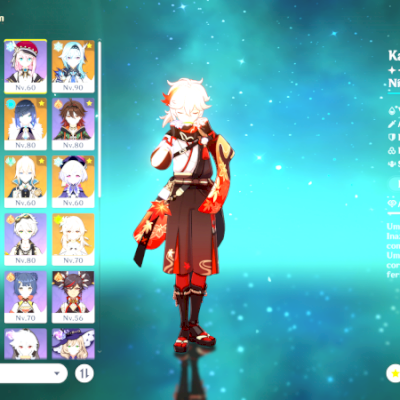 15 Personagens T5 - Furina, Kazuha +Bis, Zhongli, Kinnich etc.