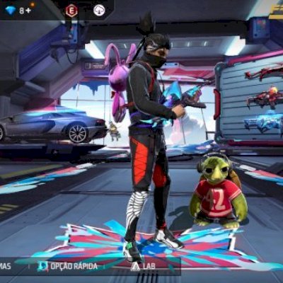 Conta do jogo free fire com angelical 