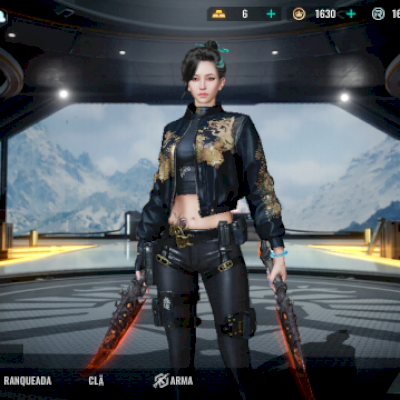 Conta de Blood Striker upada com skins e armas level