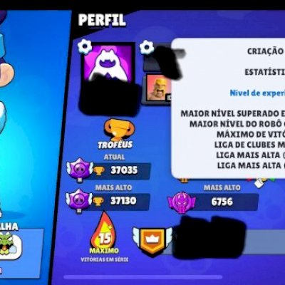 Conta 37K troféus/ 83 Brawlers 