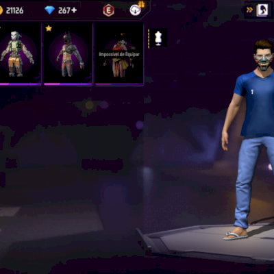 Conta de free Fire gemada a venda
