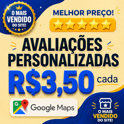 [MELHOR PREÇO] ⭐️ AVALIAÇÕES PERSONALIZADAS | 📍 GOOGLE MAPS | ✅️ CONTAS REAIS 