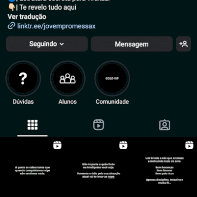 Perfil +26K seguidores 