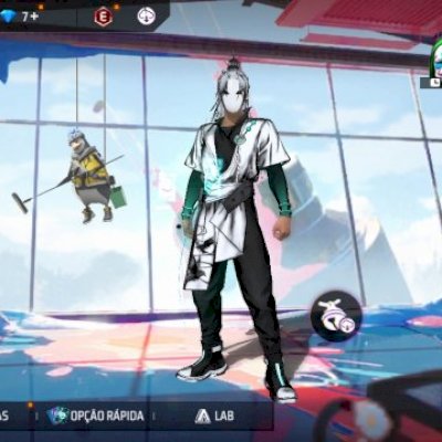 🔥 Conta Free Fire com Roupa Rampage Completa! 🔥