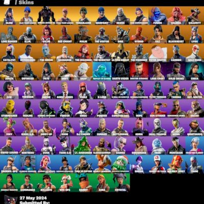 VENDO CONTA DE FORTNITE FULL ACESSO  POSSO BAIXAR O PREÇ