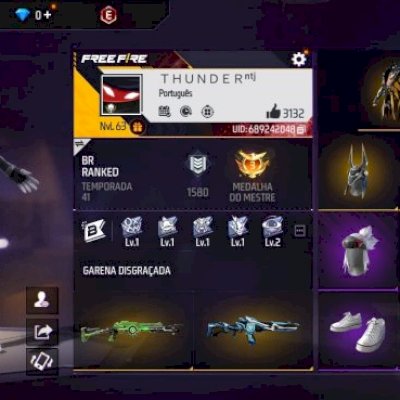Conta Free Fire 2019
