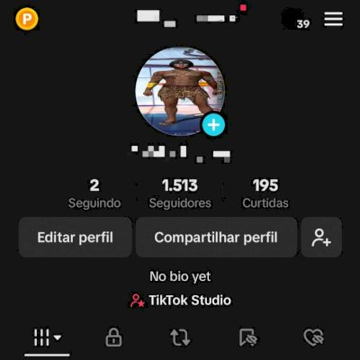 CONTA TIKTOK 1.5K SEGUIDORES FOCADA EM FREE FIRE