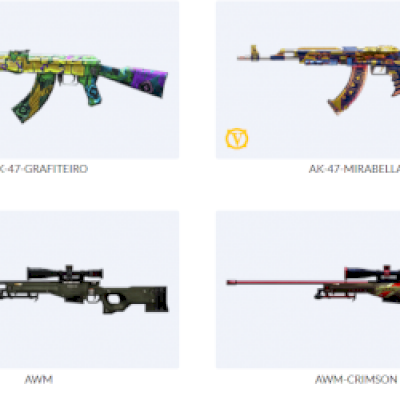 CONTA CROSSFIRE 1 TENENTE / 11 VIPS + 40 ARMAS DE MERCADO NEGRO + 4 BONECOS ZP