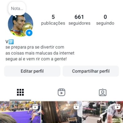 VENDO CONTA DO INSTAGRAM COM 660 SEGUIDORES REAIS 