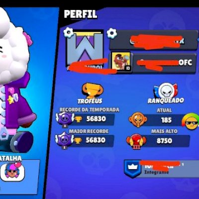 CONTA BRAWL STARS COMPLETA 56K+ 18 PASSES 230+ skins