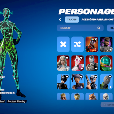Conta de fortnite try hard, ja pegou lenda, com muitos passes