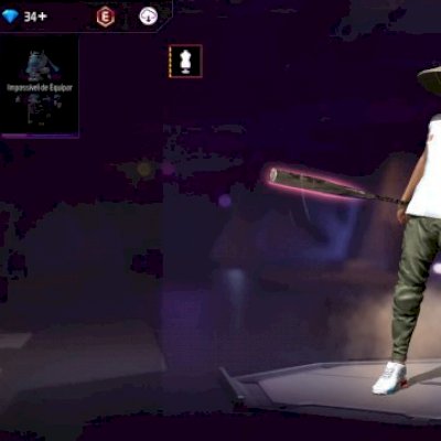 Conta de free fire raríssima