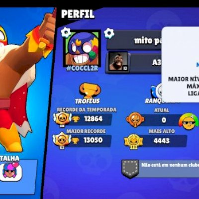 Vendo conta brawl stars com Shelly estelar e ricochet antigo