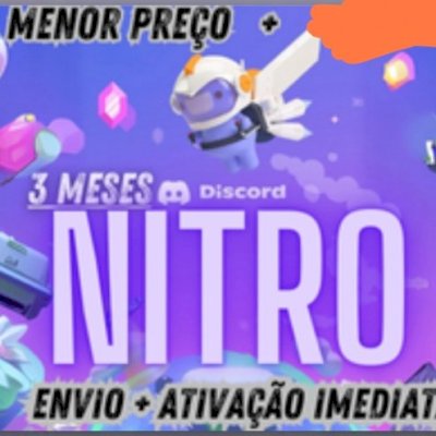 DISCORD NITRO PROMOÇÃO (ATIVAÇÃO AUTOMÁTICA)