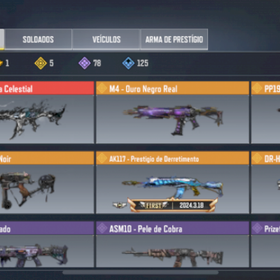 CONTA CALL OF DUTY MOBILE COM ARMAS MITICA E LENDÁRIAS MELHOR OFERTA 