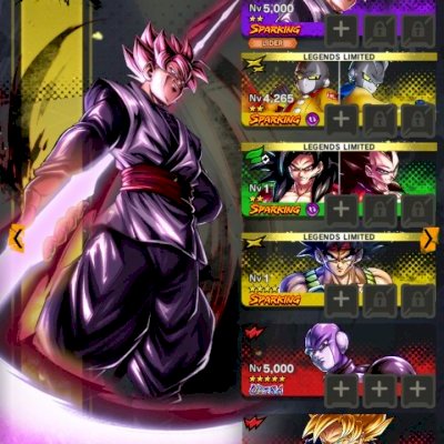 Conta para iniciante: 2 ultras; Hit e Goku. +30k de cristais 