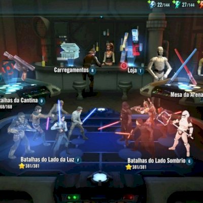 Conta Star Wars Galaxy of Heroes 12 Milhões GP + 8 GL