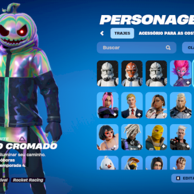 Conta Fortnite 120 skins