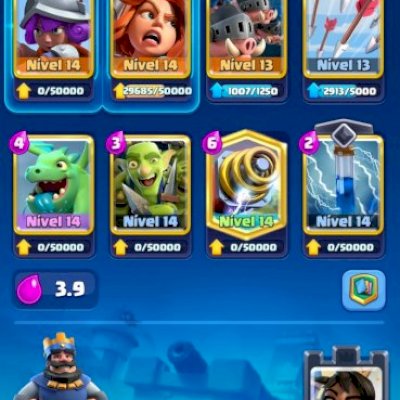Conta Clash 8 anos
