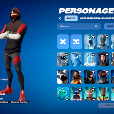 CONTA DE FORTNITE COM *IKONIK E TRAVIS SCOTT*