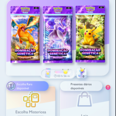 CONTA DE POKEMON TCG POCKET COM DECK DE PIKACHU PRONTO E PIKACHU DOURADO