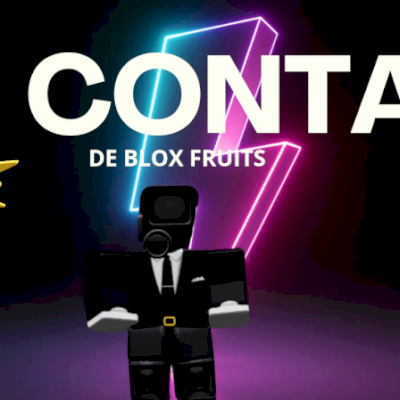 3 contas de blox fruits lv max 