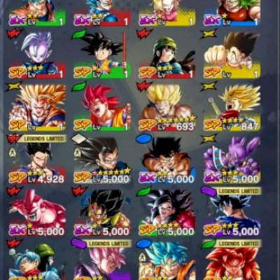 vendo conta barata 30 reais com Goku e Bardock 