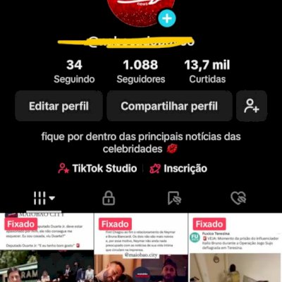 TikTok fofoca engajado 