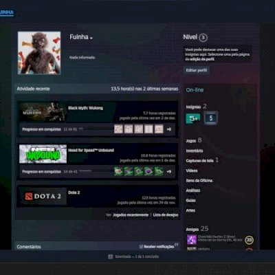 conta steam