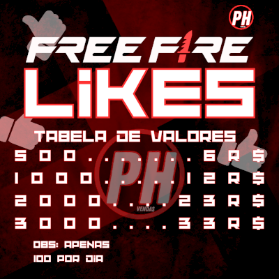 1000 likes free fire