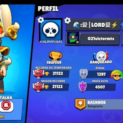 Conta de brawl Stars muito boa 