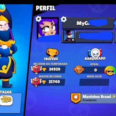 Cnta De Brawl Stars Muito Rara com mais de 20k 