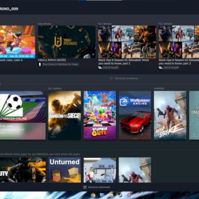 Vendo conta steam