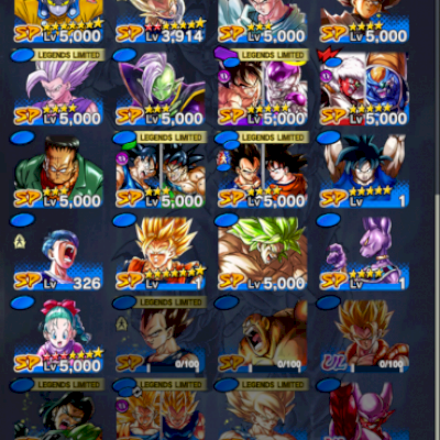 Conta f2p de db lengedens com 6 ultras e 38 lf  