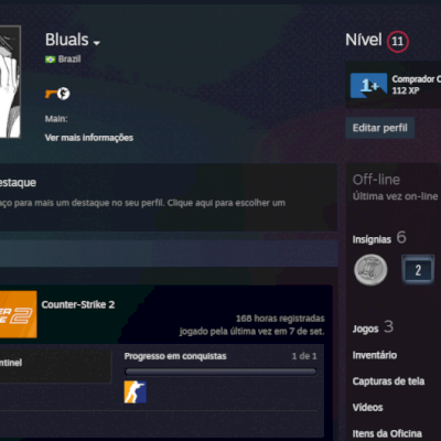CONTA CS-GO PRIME